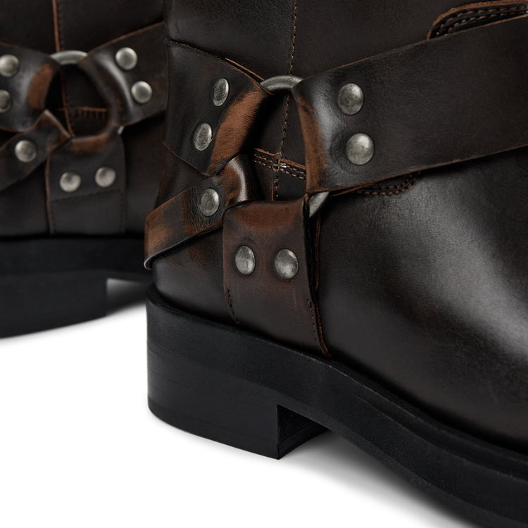 Pavement Angelina Vintage Long boots Brown matte 721