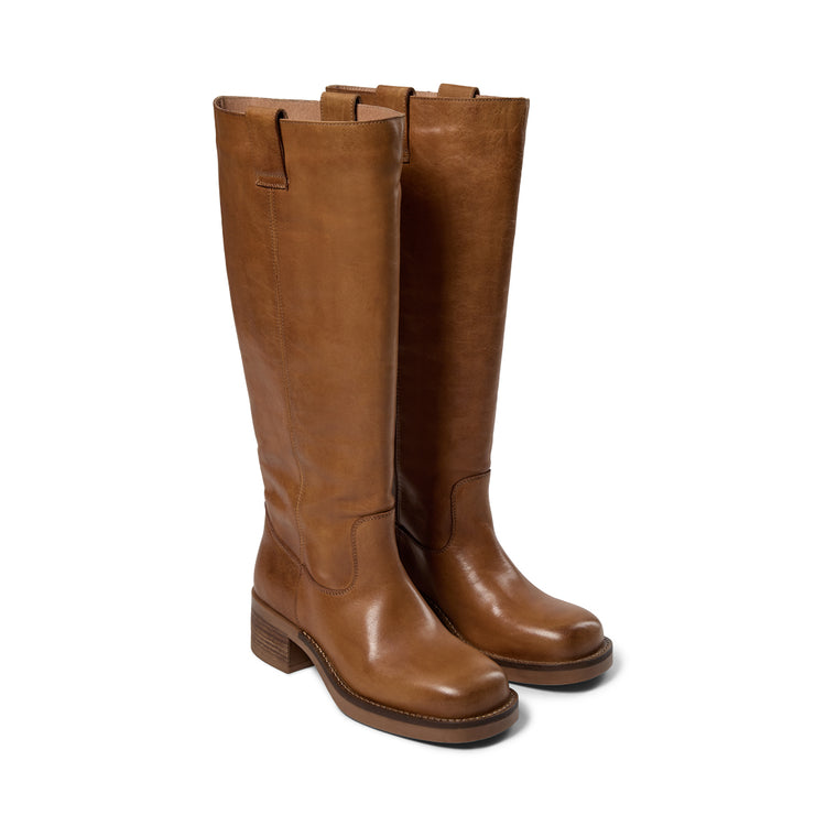 Pavement Annika Vintage Long boots Tan Vintage 717