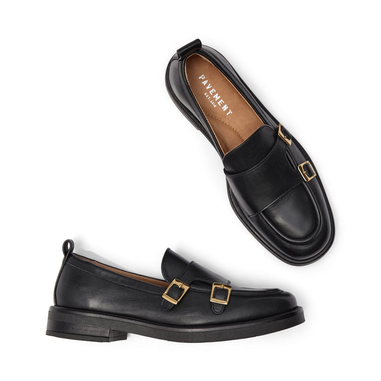 Pavement Cantina Loafers Black/gold 137