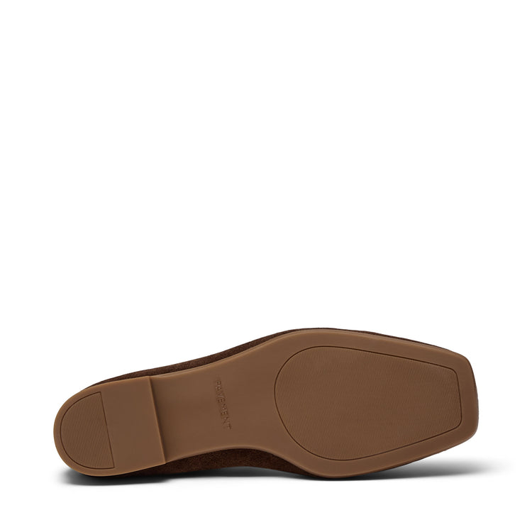 Pavement Elga Patent ballerinas Brown suede 347