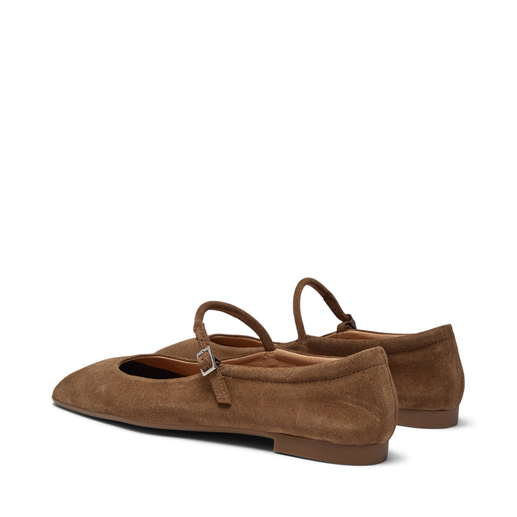 Pavement Elga Patent ballerinas Taupe suede 174