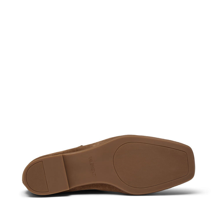 Pavement Elga Patent ballerinas Taupe suede 174