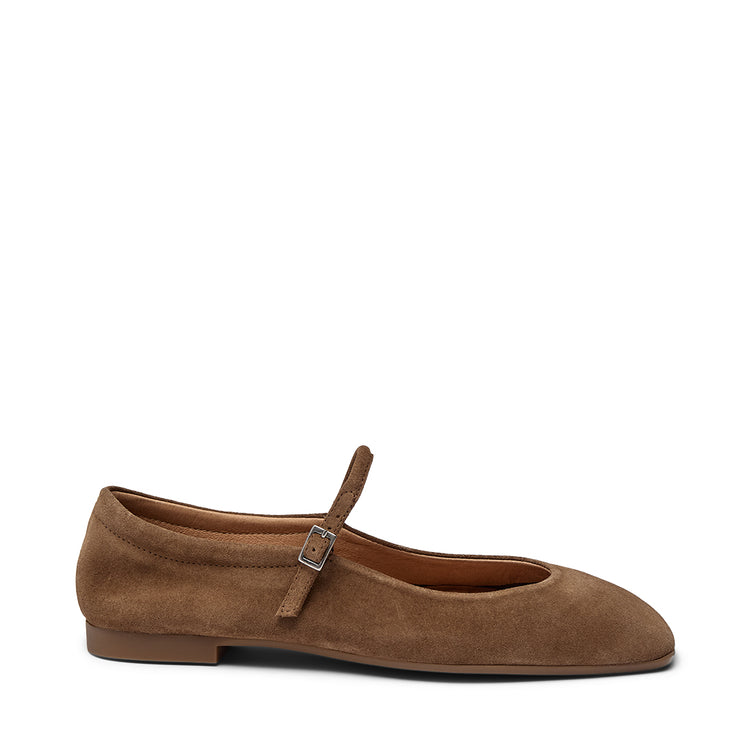 Pavement Elga Patent ballerinas Taupe suede 174