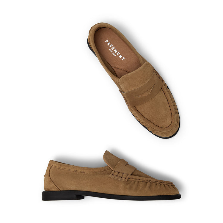 Pavement Elmira Suede Loafers Tan suede 255