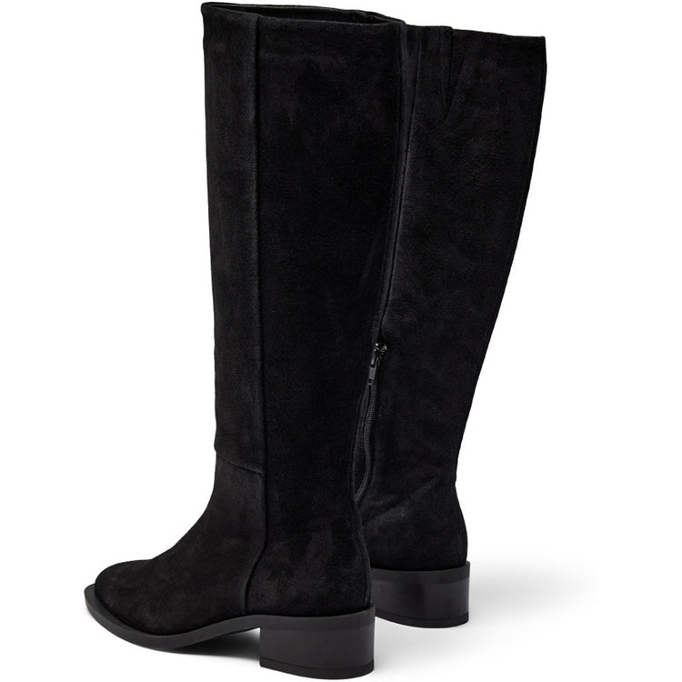 Pavement PAFinka Long boots Black suede 017