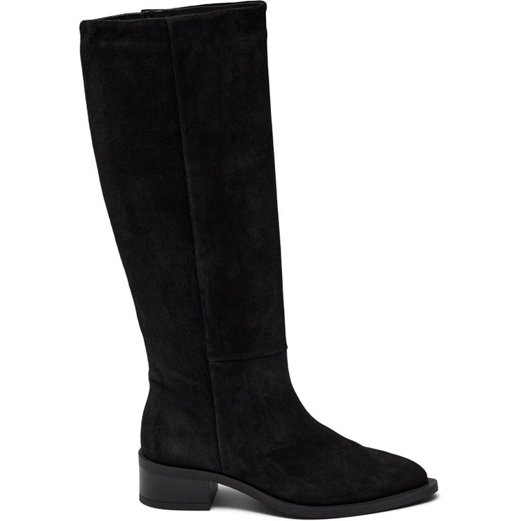 Pavement PAFinka Long boots Black suede 017