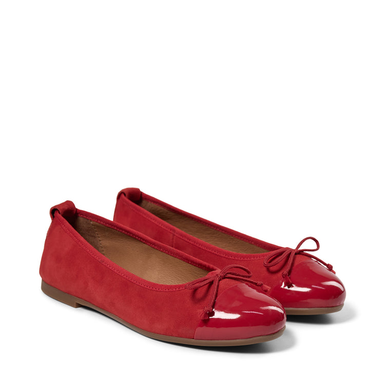 Pavement Lucy ballerinas Red/patent 780