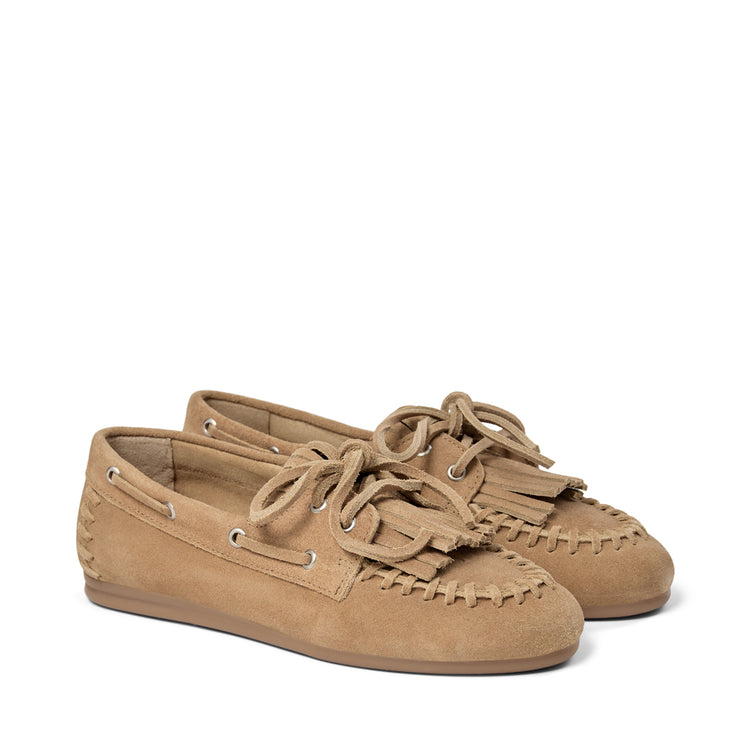 Pavement Magda Loafers Taupe suede 174