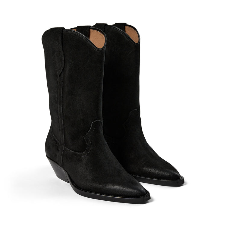 Pavement Nikki Suede Boots Black suede 017