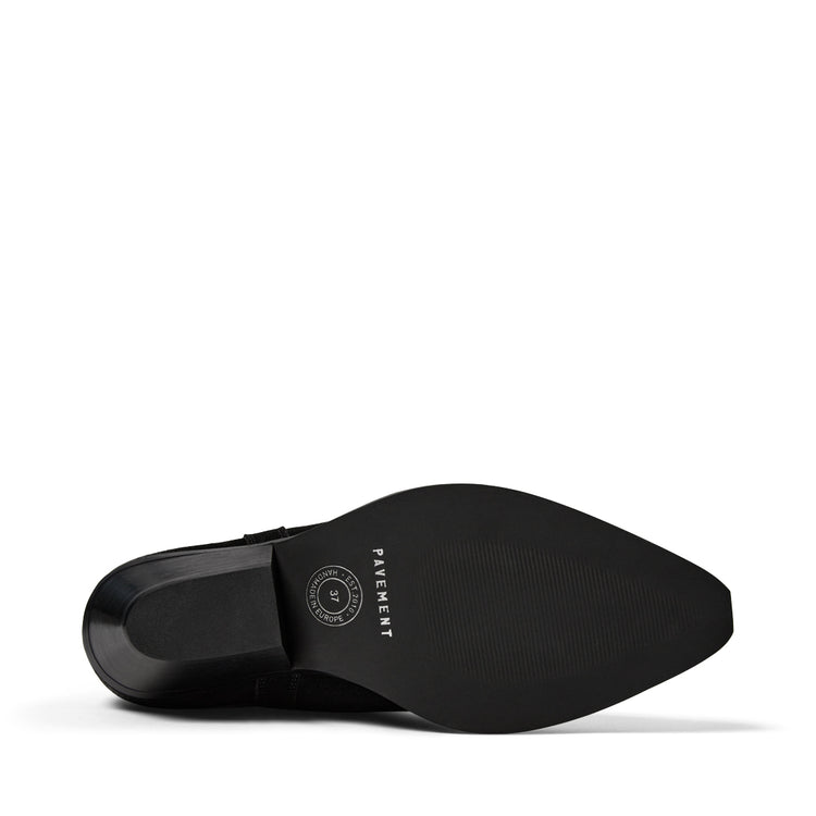 Pavement Nikki Suede Boots Black suede 017