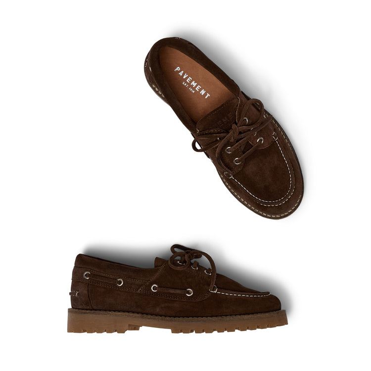 Pavement PAAlvina Suede Loafers Brown Oil 485