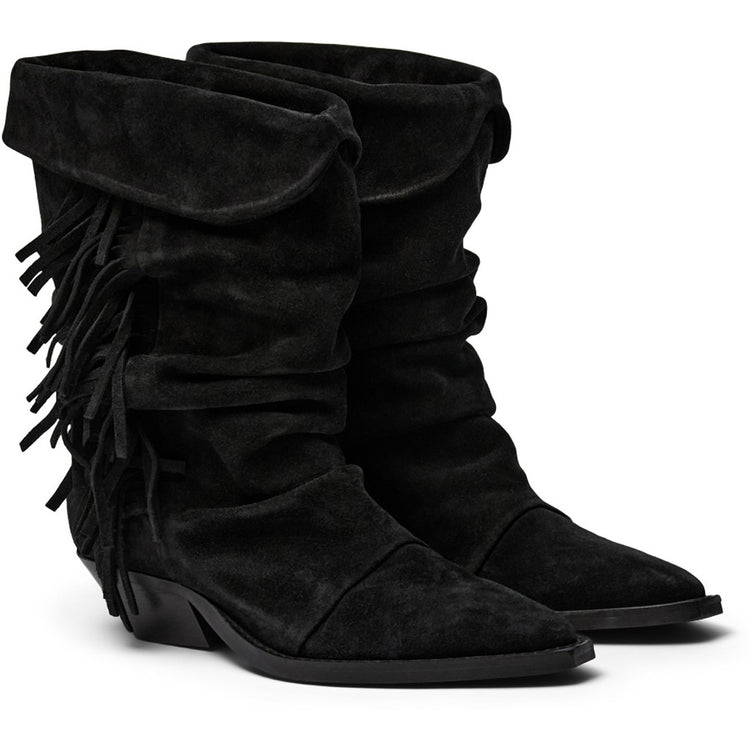 Pavement PAGale Boots Black suede 017
