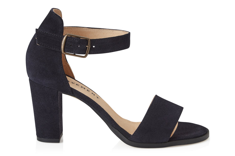 Pavement Silke Heels Black suede 017