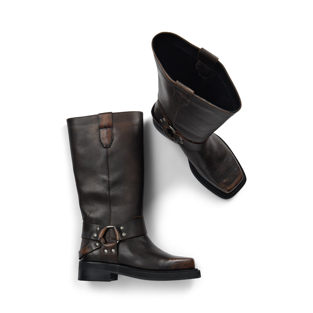 Pavement Angelina Vintage Long boots Brown matte 721