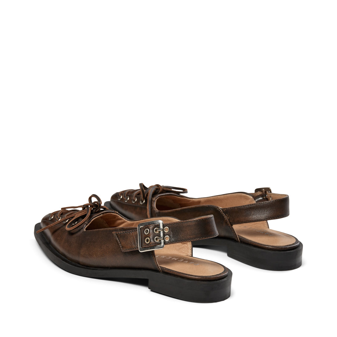 Pavement Athena ballerinas Brown matte 721