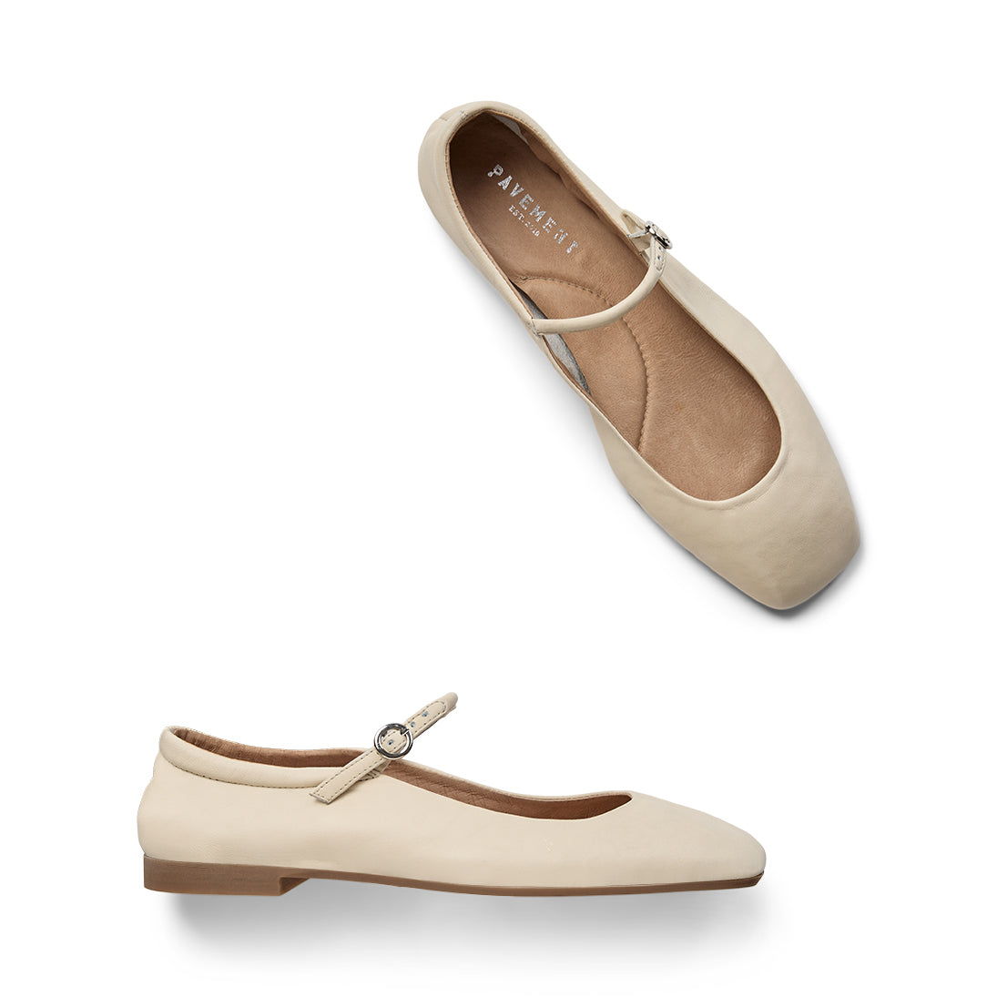 Pavement Elga ballerinas Beige 090