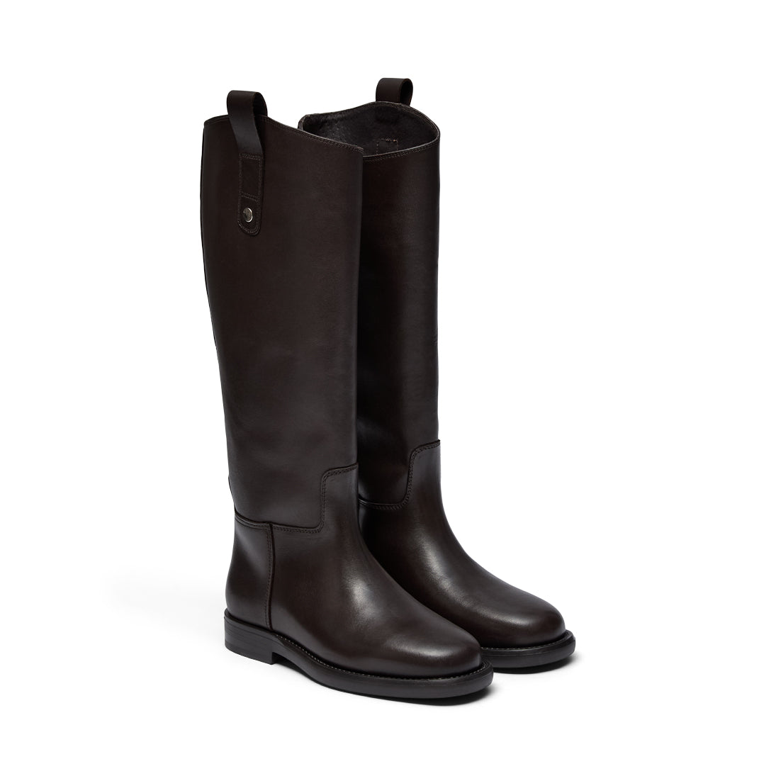Pavement Eline Long boots Dark Brown 061