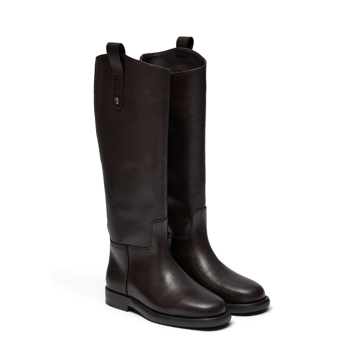 Pavement Eline Long boots Dark Brown 061