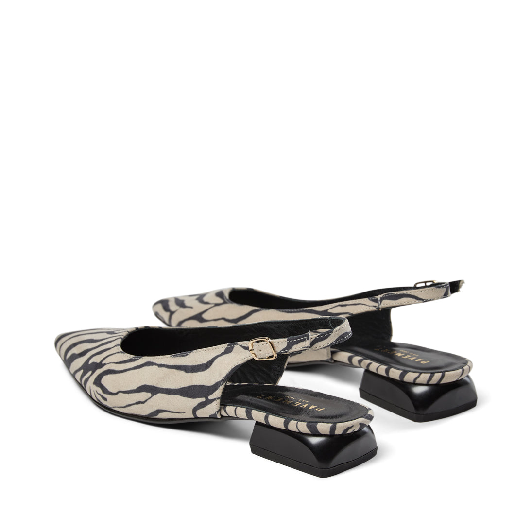 Pavement Kala Slingback Zebra satin 791