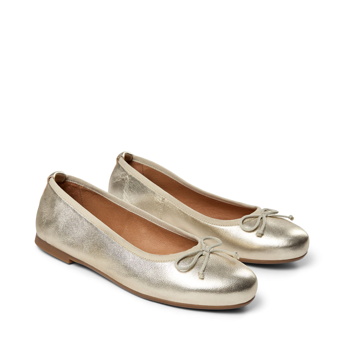 Pavement Lucy ballerinas Light gold 618