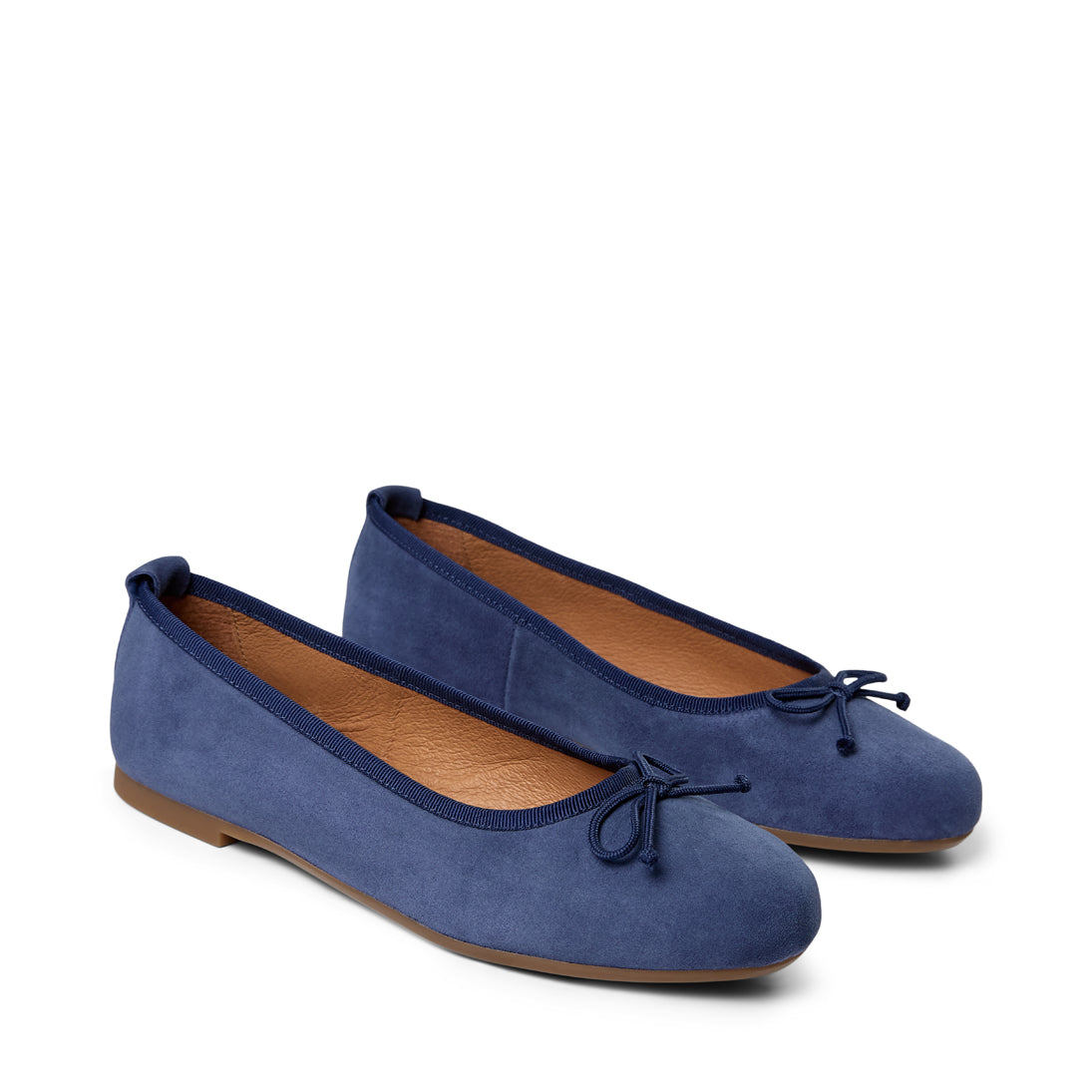 Pavement Lucy ballerinas Navy suede 176