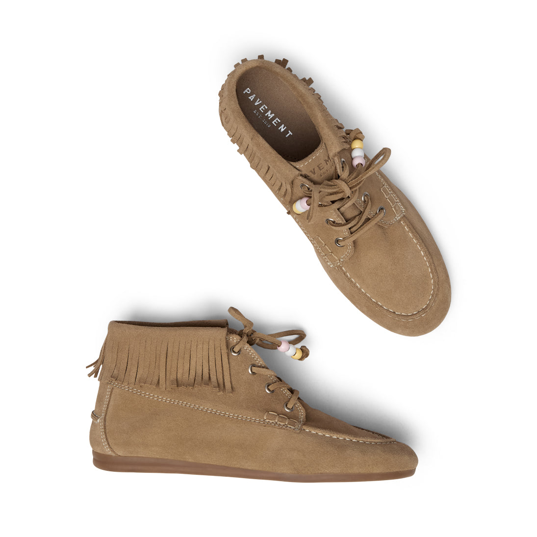 Pavement Marin Boots Fringle Boots Mushroom suede 769