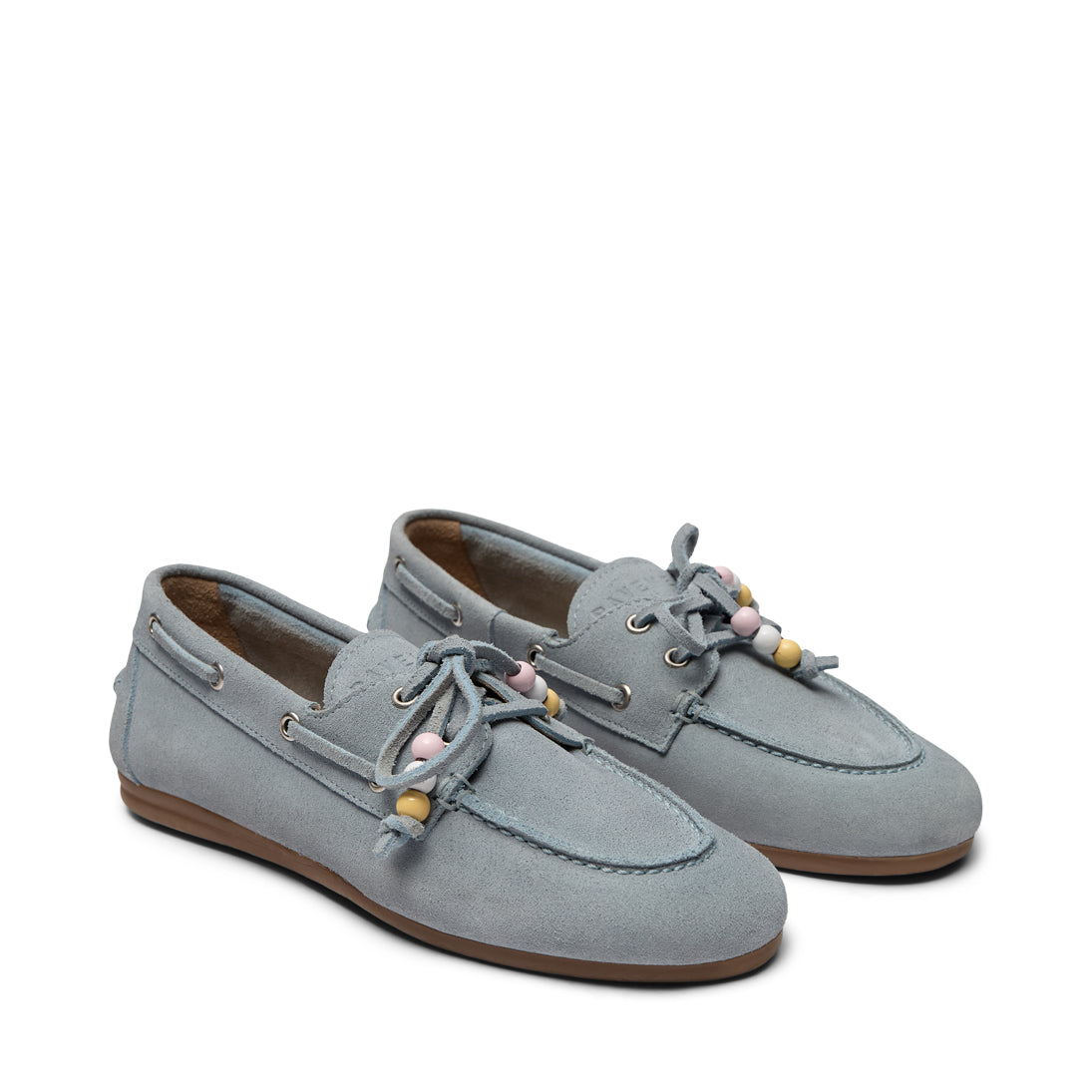 Pavement Marin Pearls Loafers Light blue suede 702