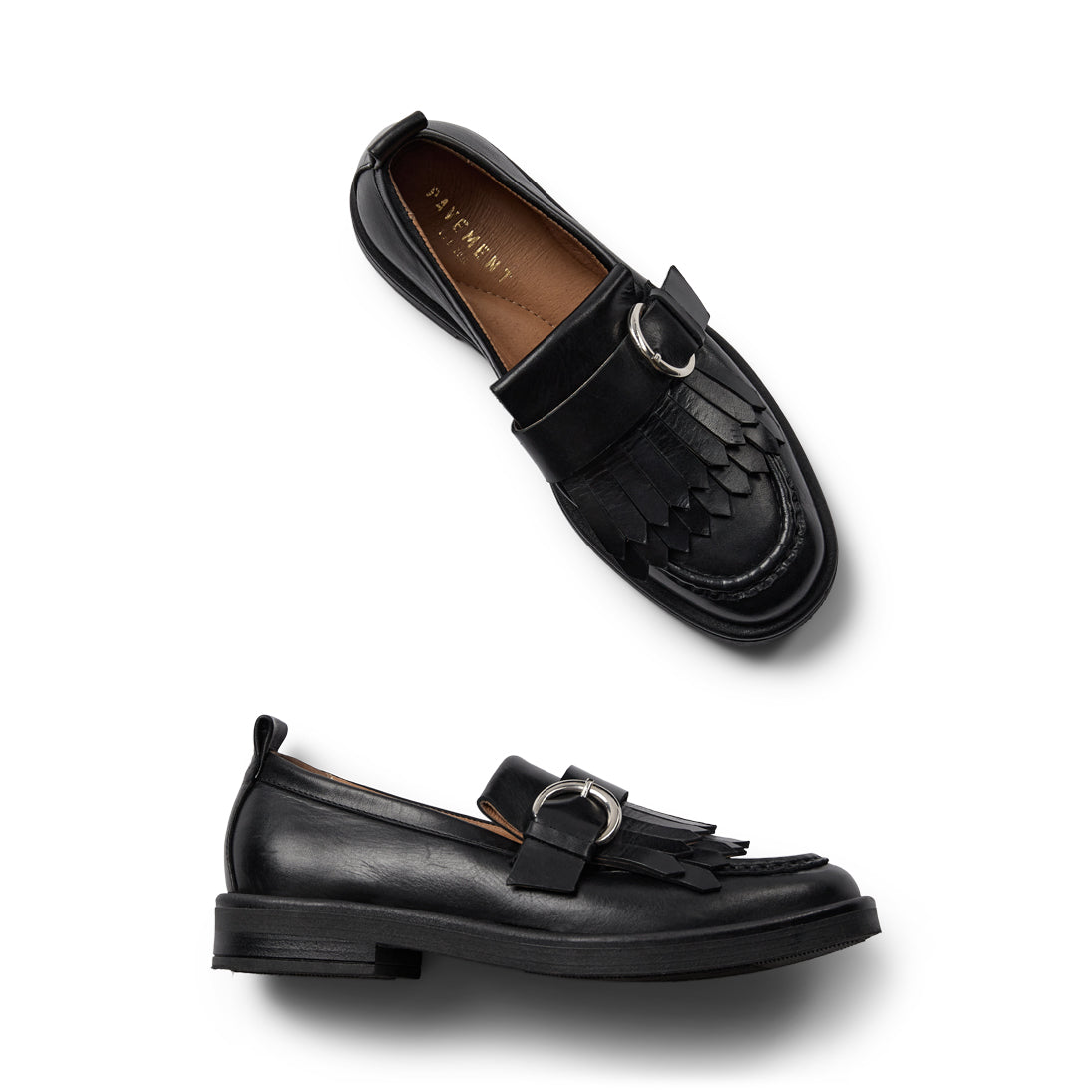 Pavement Matilda Loafers Black 020