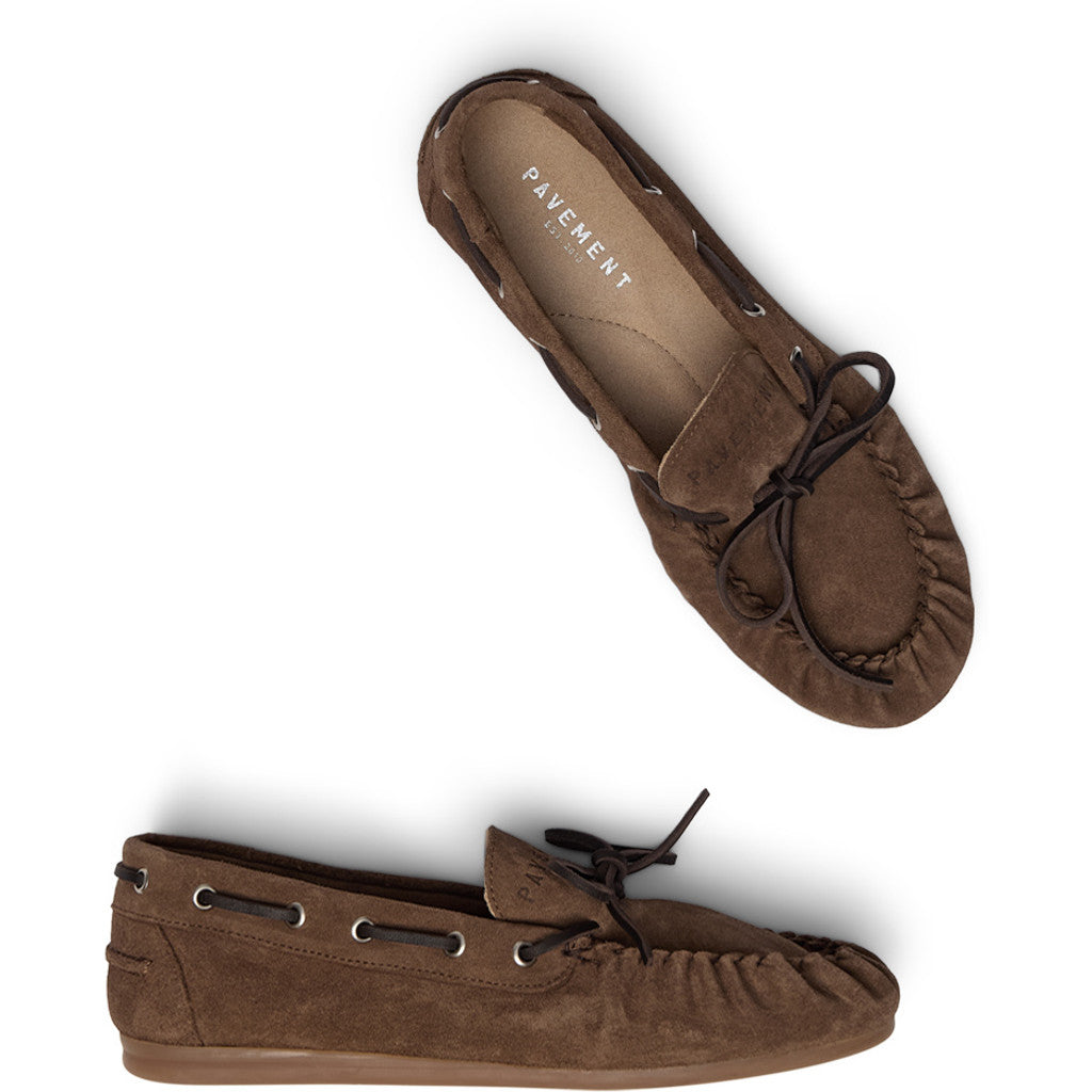 Pavement Mona Loafers Brown suede 347