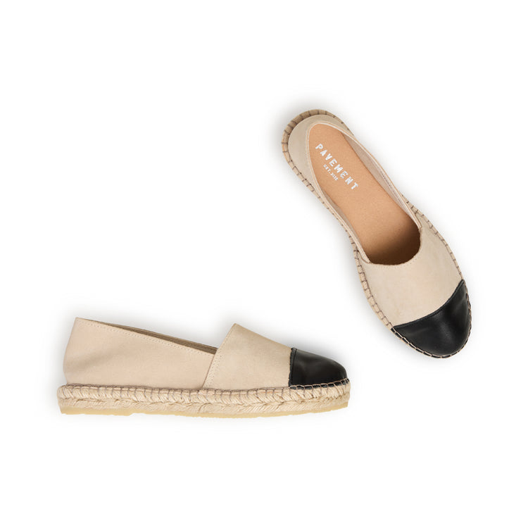 Pavement Nanna Espadrilles Beige suede/black 333