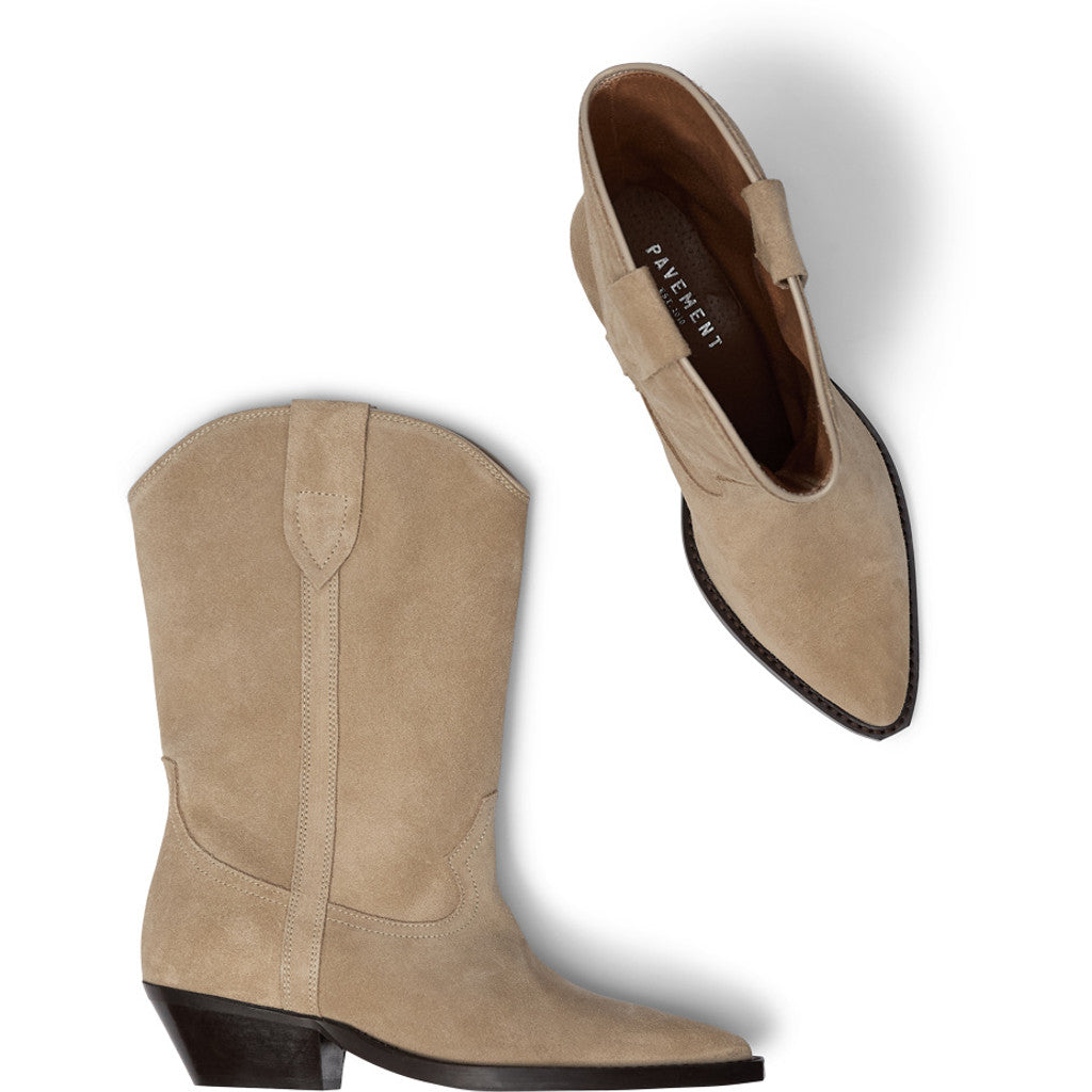 Pavement Nikki Suede Boots Beige suede 253