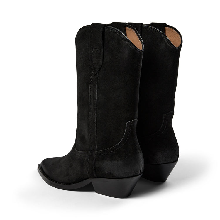 Pavement Nikki Suede Boots Black suede 017