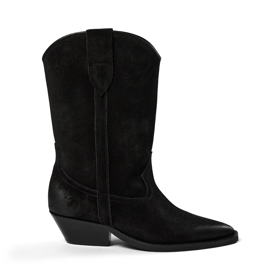 Pavement Nikki Suede Boots Black suede 017