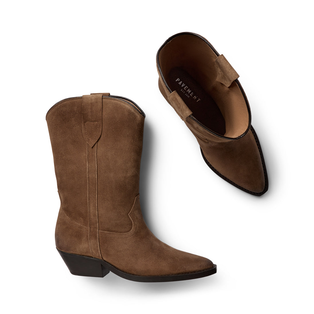 Pavement Nikki Suede Boots Taupe suede 174