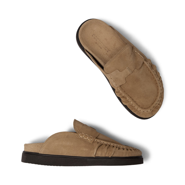 Pavement PAEja Loafers Taupe suede 174