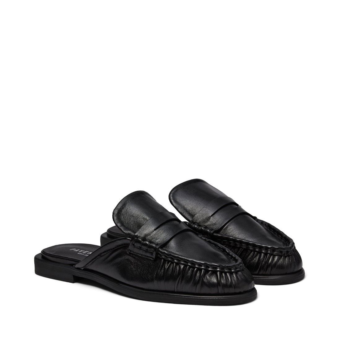 Pavement PAElmira Mule Loafers Black 020