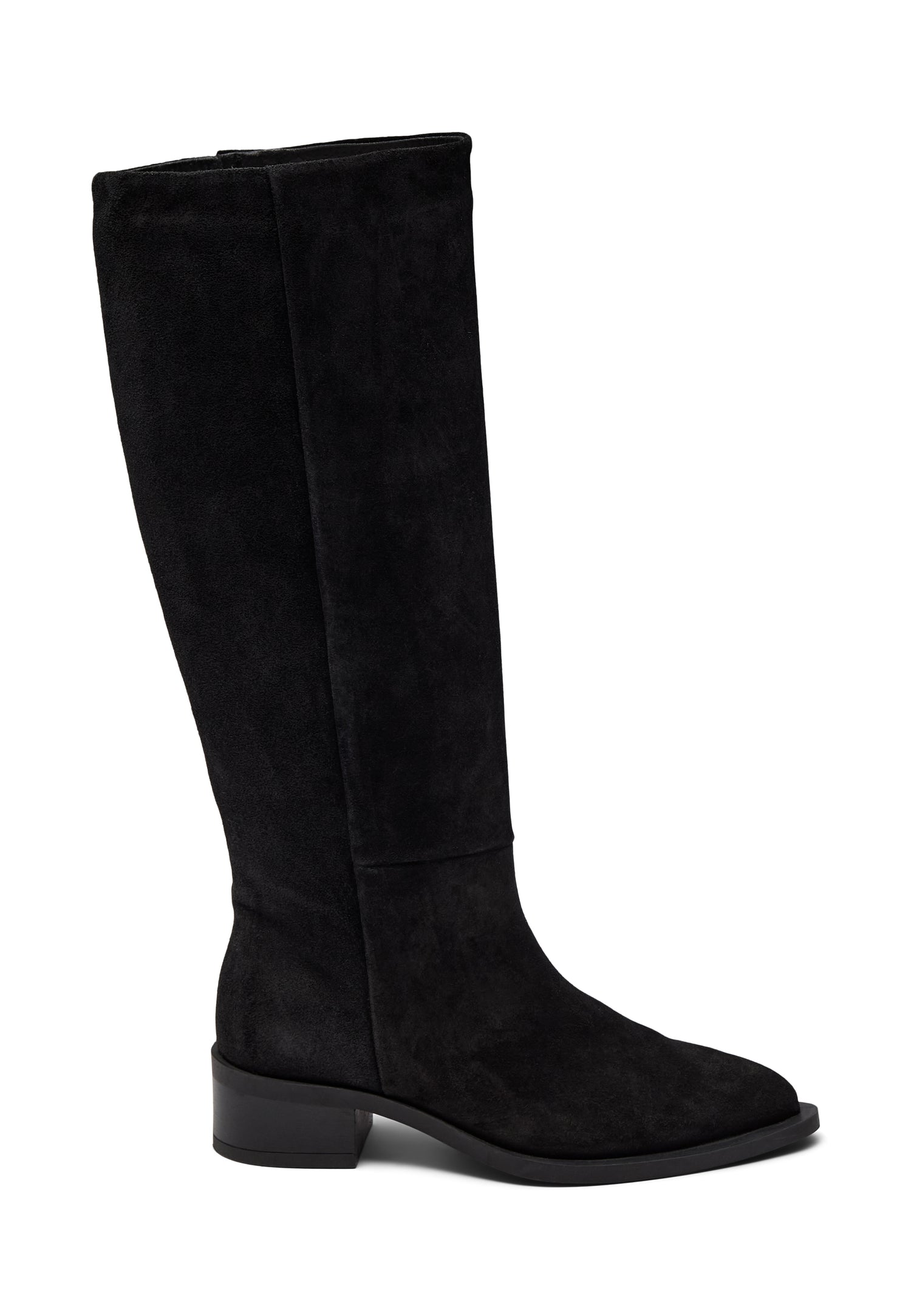 Pavement PAFinka Long boots Black suede 017