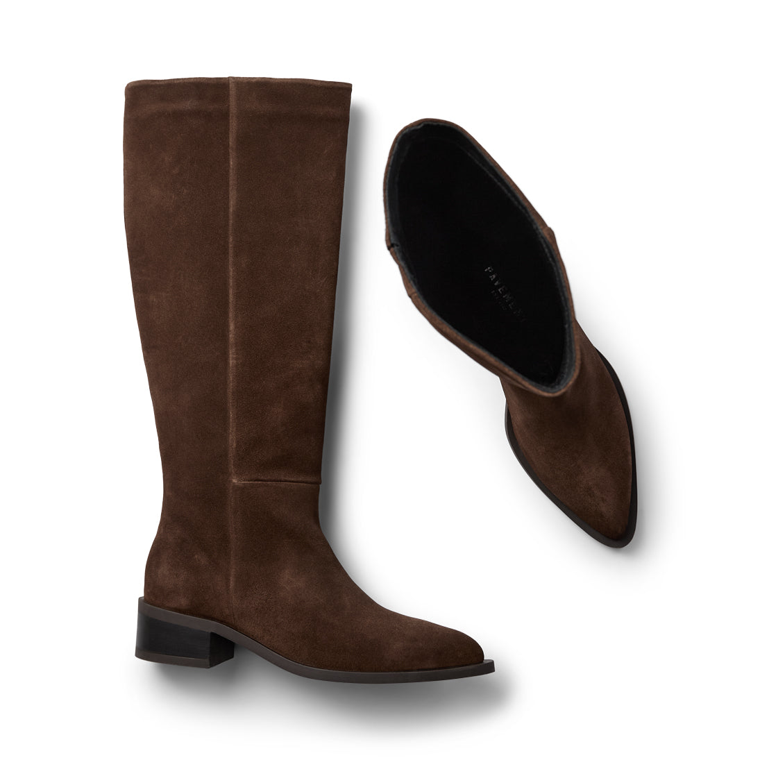 Pavement PAFinka Long boots Brown suede 347