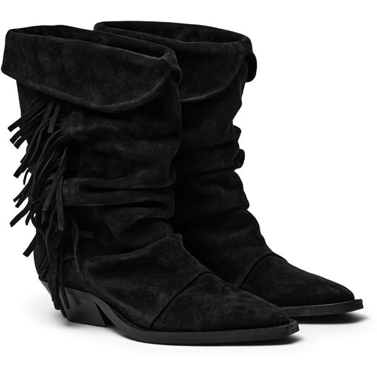 Pavement PAGale Boots Black suede 017