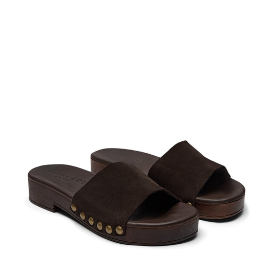 Pavement PANina Sandals Brown suede 347