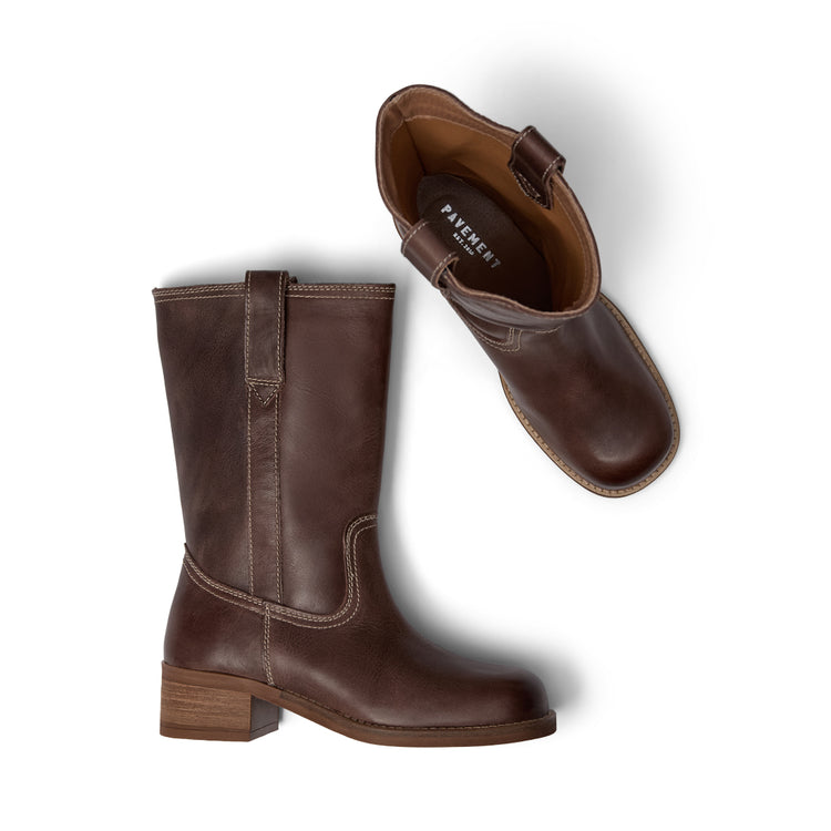 Pavement PATanja Vintage Boots Brown/White 777