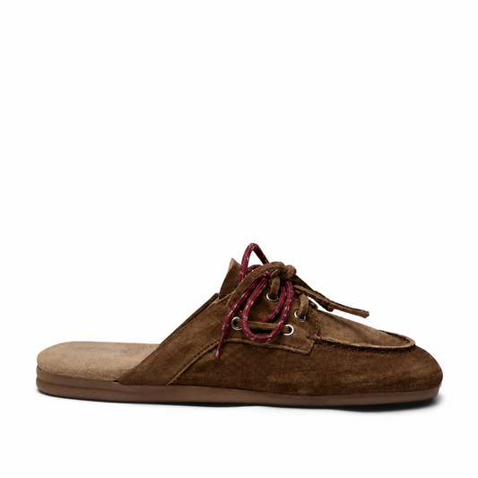 Pavement PAYasma Lace Mules Brown suede 347