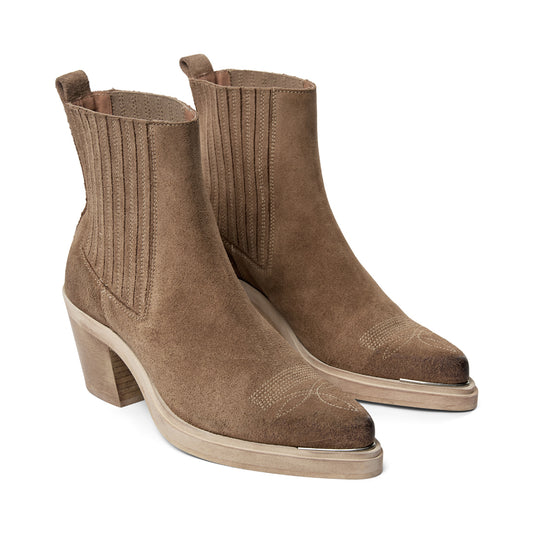 Pavement Tiger Boots Taupe suede 174
