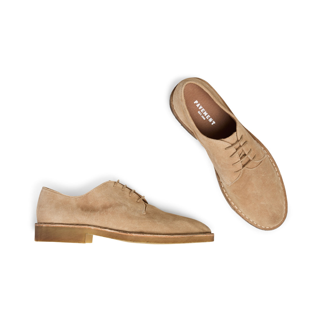 Pavement Men Thor Flats Taupe suede 174